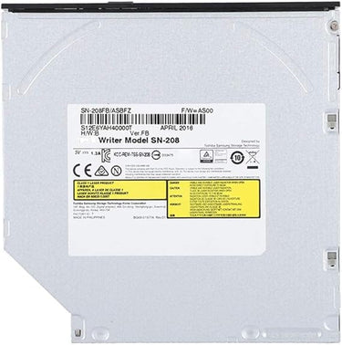 Tosuny Grabadora de DVD incorporada Grabadora Grabadora de DVD Unidad óptica Interna Lector de CD/DVD/VCD Lector para computadora portátil, instalación sin Unidad